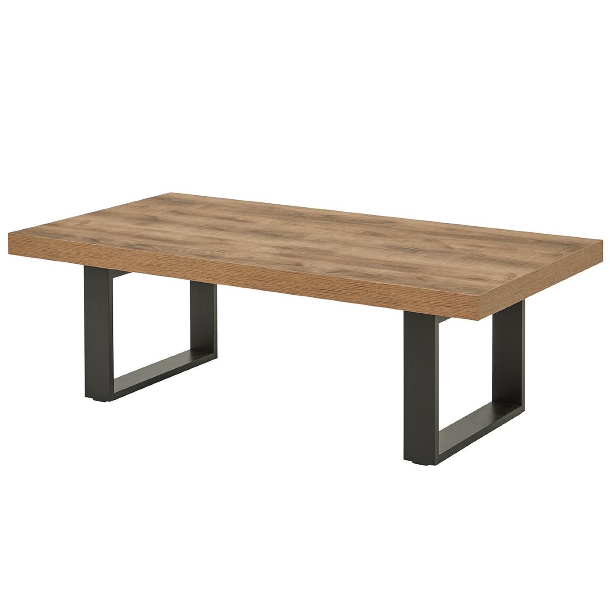 JLC KREATION Table basse rectangulaire en bois avec pieds x mona