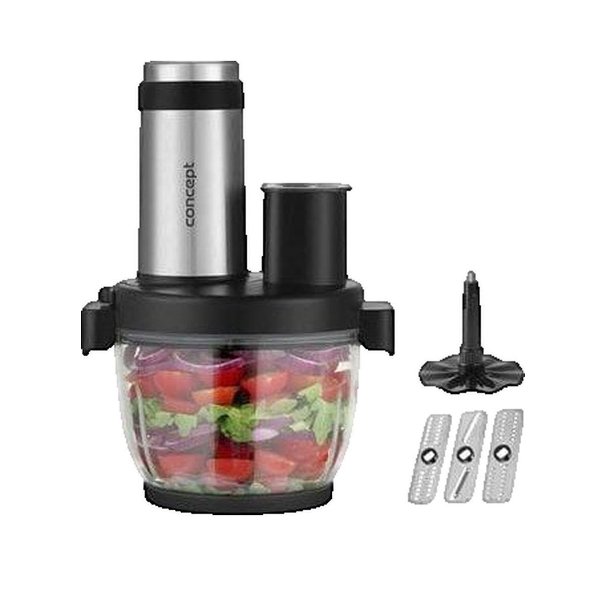 E-CONCEPT Robot multifonction Concept Solutions RM3300 bol 2 litres verre noir