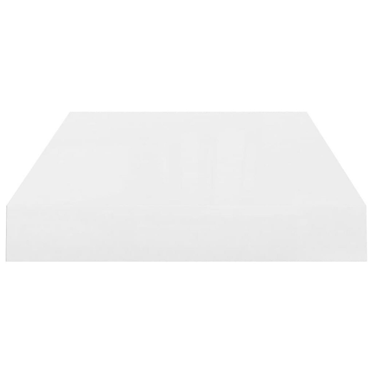 VIDAXL Etagere murale flottante Blanc brillant 40x23x3,8 cm MDF