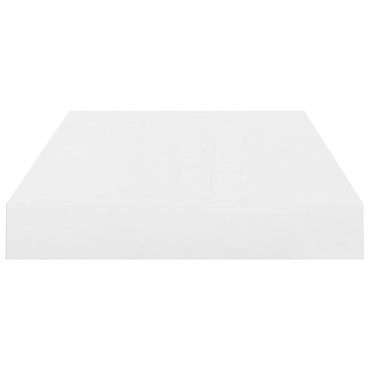 VIDAXL Etagere murale flottante Blanc brillant 40x23x3,8 cm MDF