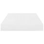 Voir la diapositive 5 : VIDAXL Etagere murale flottante Blanc brillant 40x23x3,8 cm MDF
