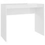 Voir la diapositive 2 : VIDAXL Bureau Blanc brillant 90x40x72 cm Bois d'ingenierie
