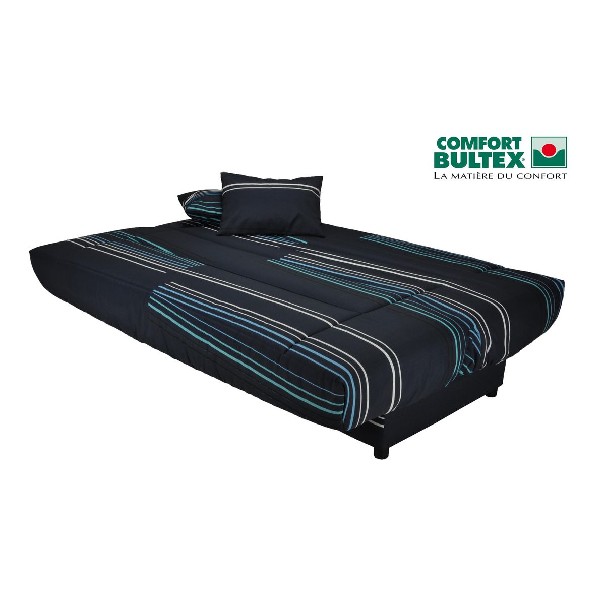 BULTEX Banquette CLIC CLAC LUDO matelas 14 cm mousse Bultex 32 kg/m3