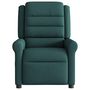 Voir la diapositive 3 : VIDAXL Fauteuil inclinable Vert fonce Tissu