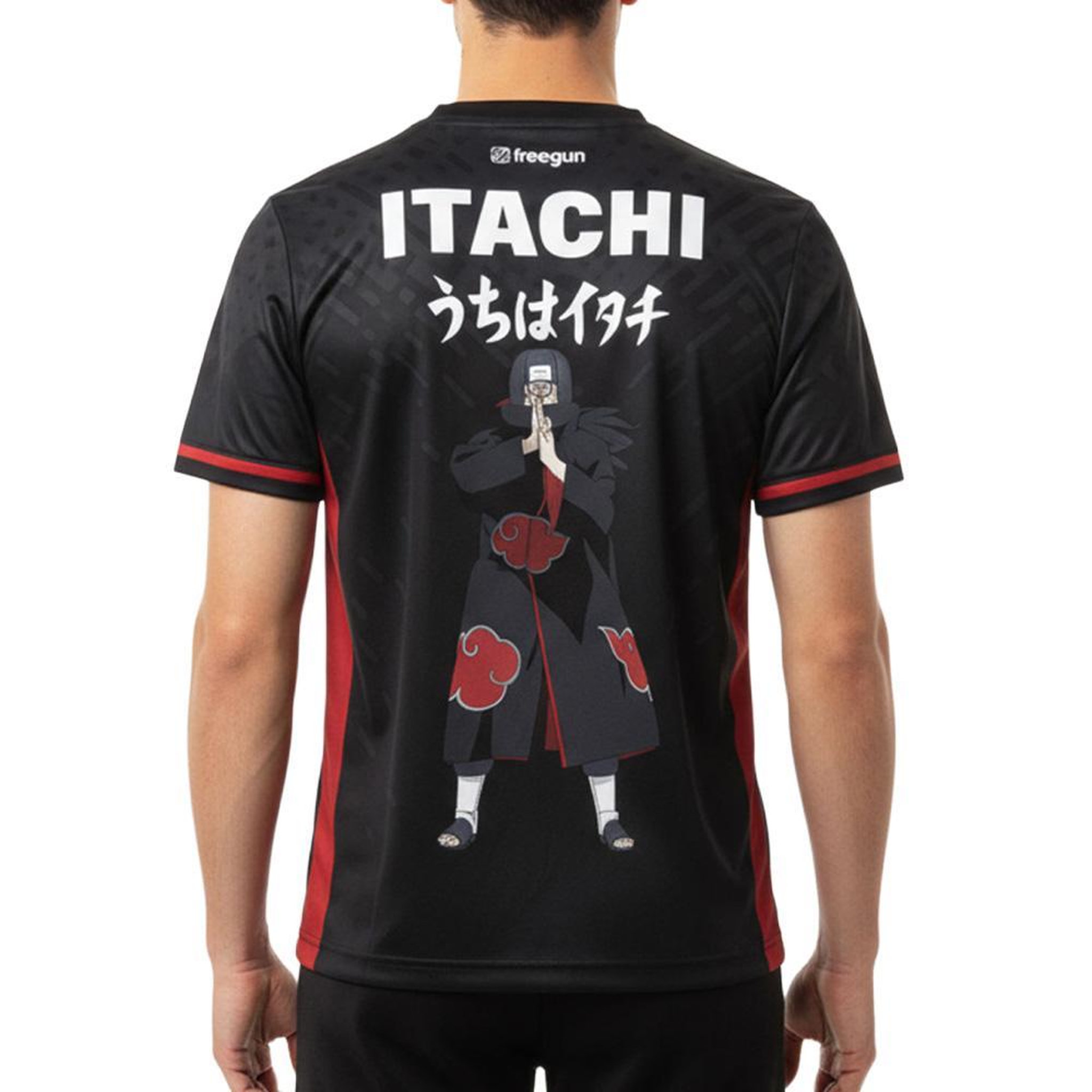 Voir la diapositive 5 : FREEGUN T-shirt homme en polyester naruto shippuden  itachi