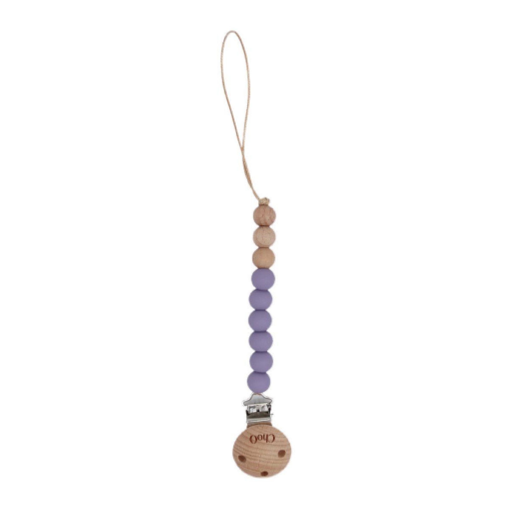 CHOO Attache sucette en perle - lavande