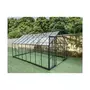 GREEN PROTECT Serre de jardin en verre trempé 14,52m² 