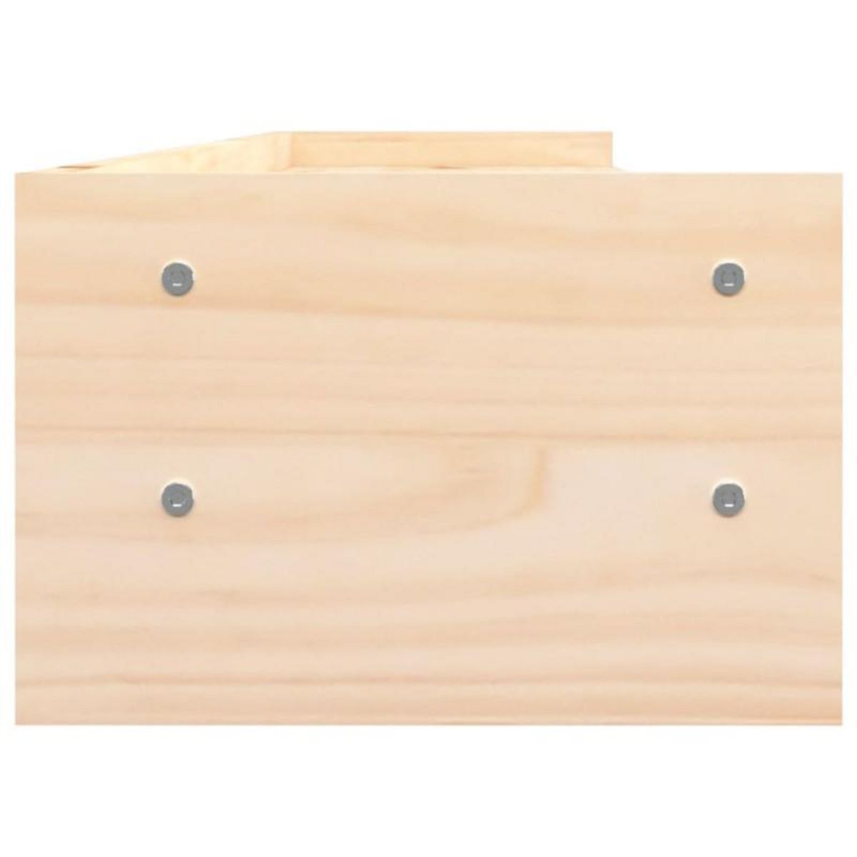 VIDAXL Support pour moniteur 100x24x16 cm Bois de pin solide