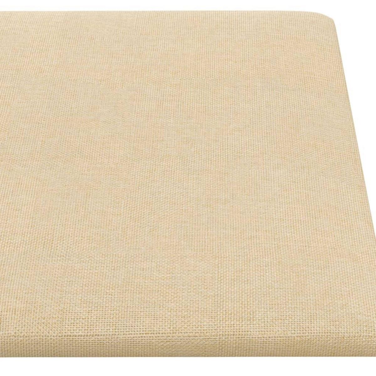 VIDAXL Panneaux muraux 12 pcs Creme 90x30 cm Tissu 3,24 m²