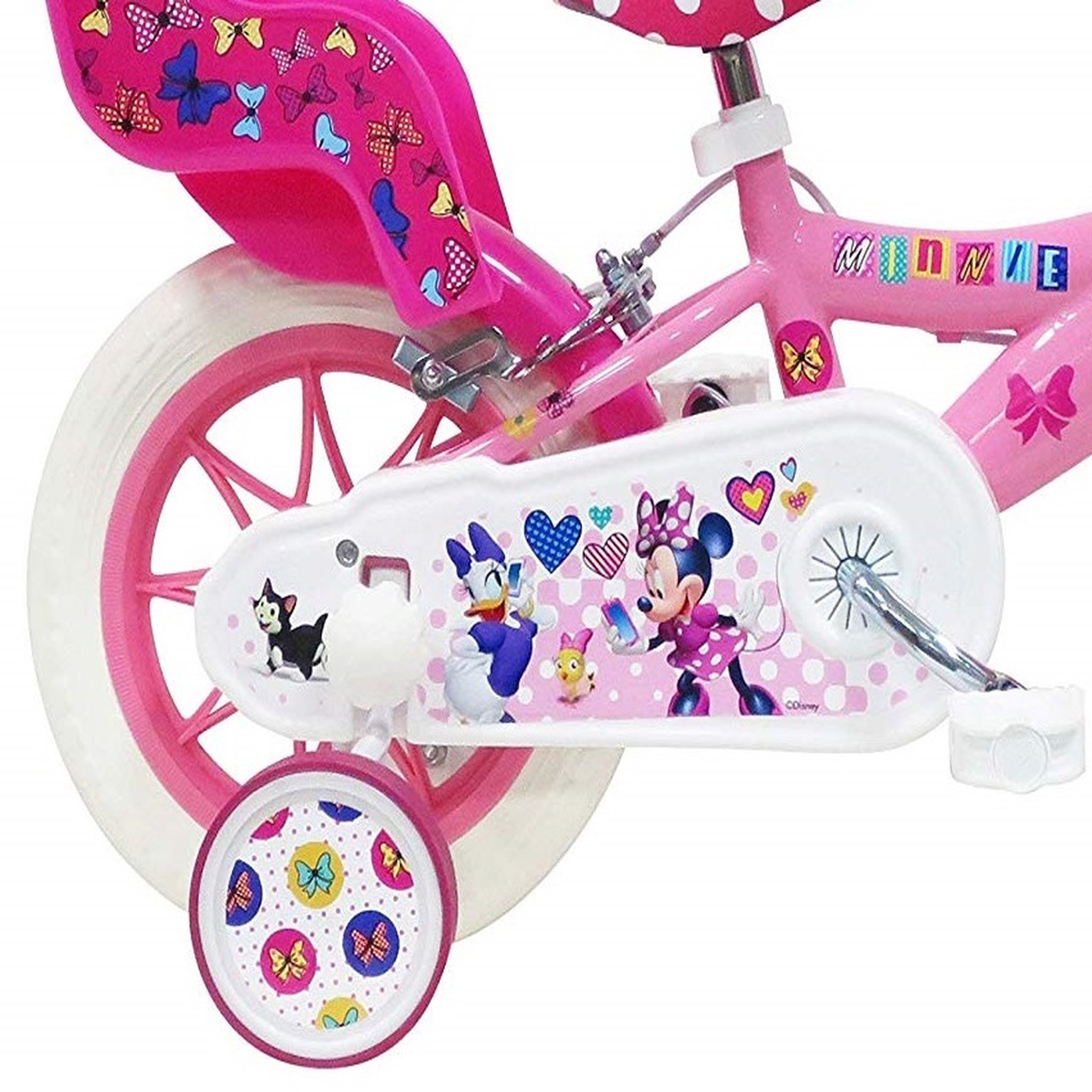 Voir la diapositive 2 : Vélo 12 pouces 2 freins - Minnie