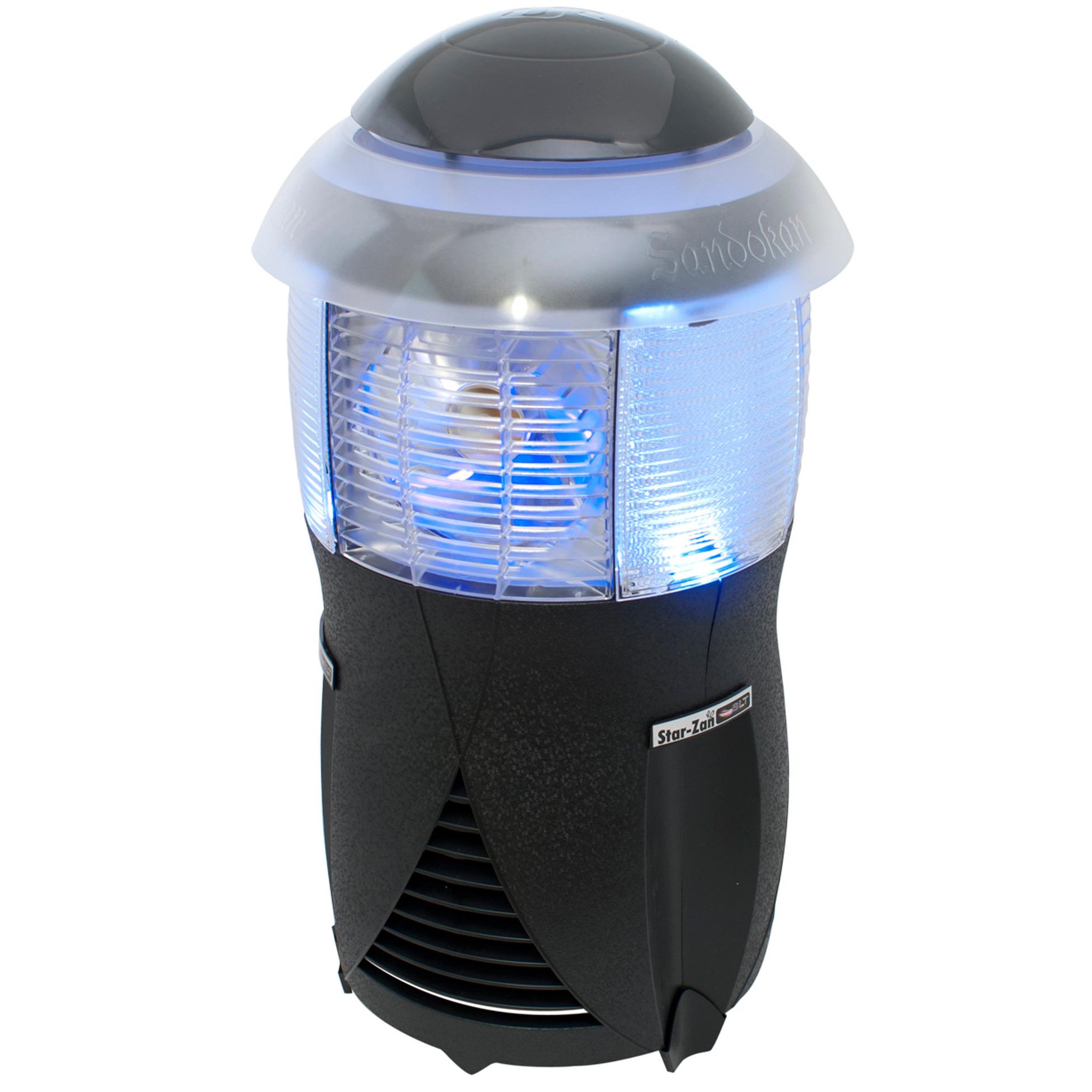Voir la diapositive 1 : SANDOKAN Électro-insecticide lumière LED et aspiration Star-Zan  1000m2
