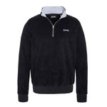 Schott Sweat Polaire  Homme Schott Half Zipped. Coloris disponibles : Noir