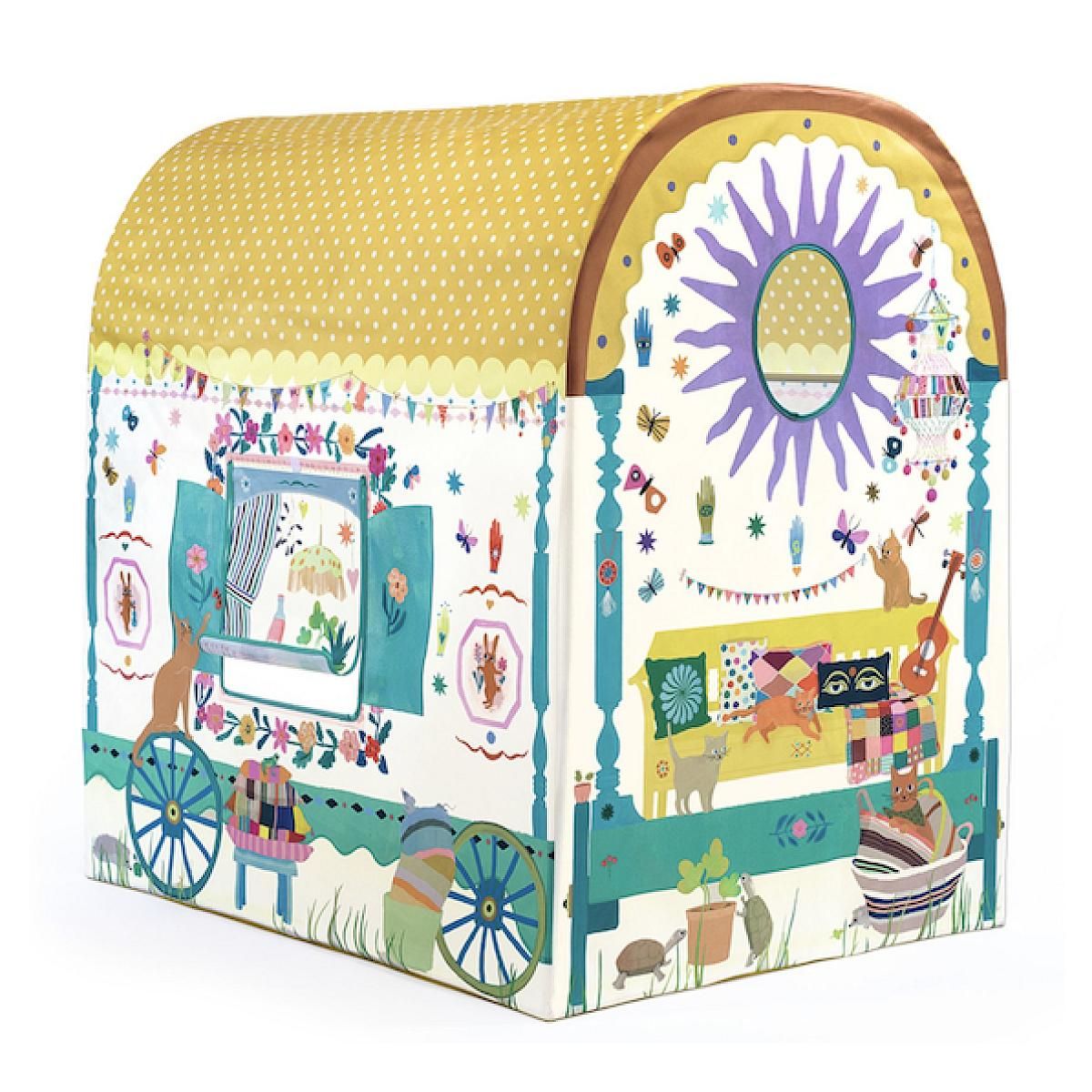 Djeco Grande maisonnette roulotte