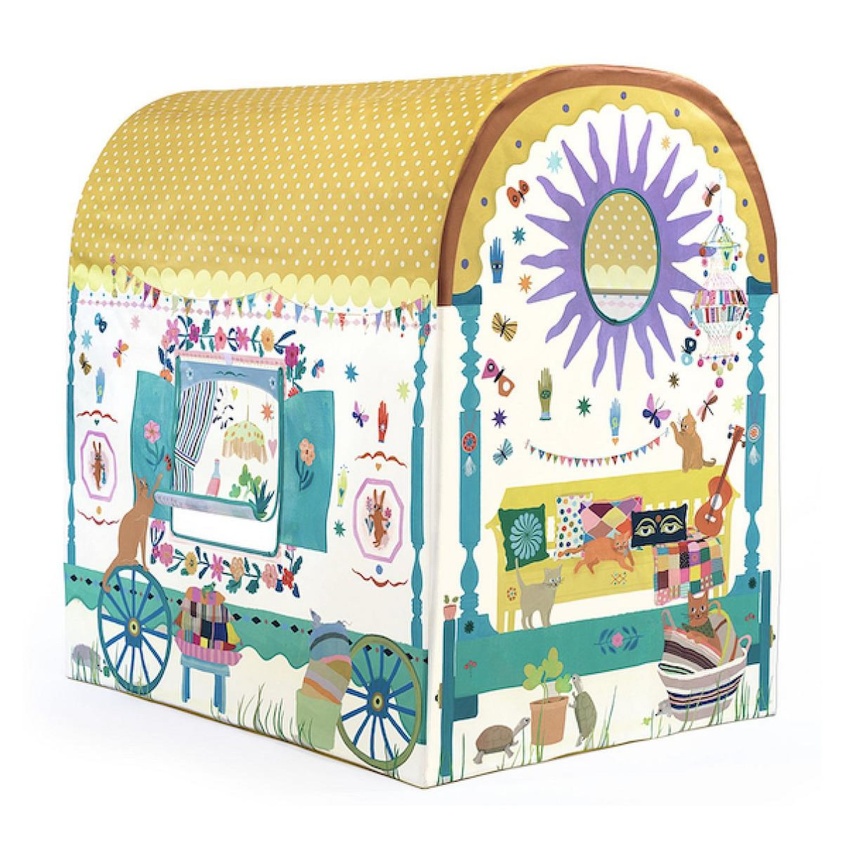 Djeco Grande maisonnette roulotte