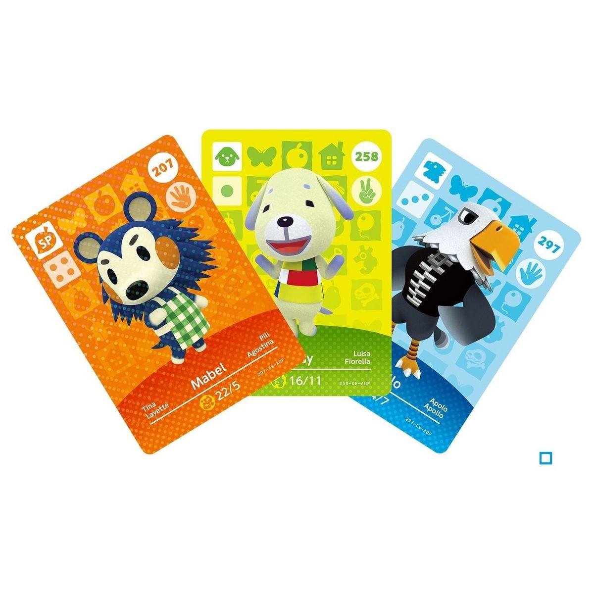 NINTENDO Cartes Amiibo Animal Crossing