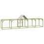 Voir la diapositive 5 : VIDAXL Poulailler 500x100x150 cm Bois de pin massif impregne