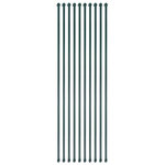 VIDAXL Poteau de jardin 10 pcs 1,5 m Metal Vert