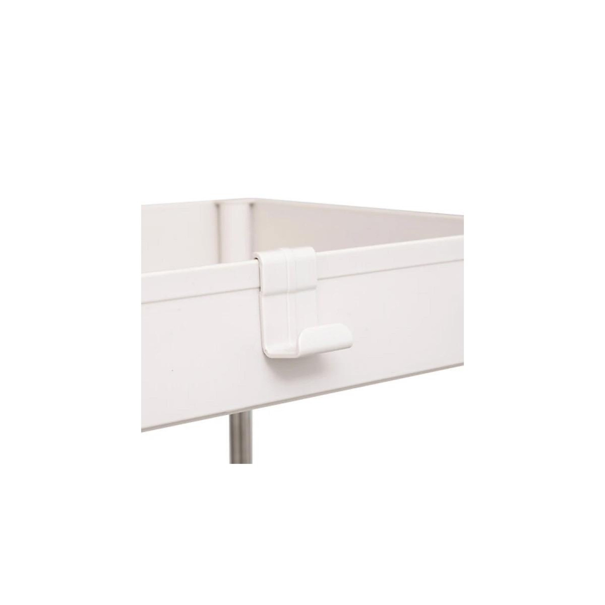 Voir la diapositive 3 : FIVE Organiseur coulissant 2 niveaux  placards  40cm beige