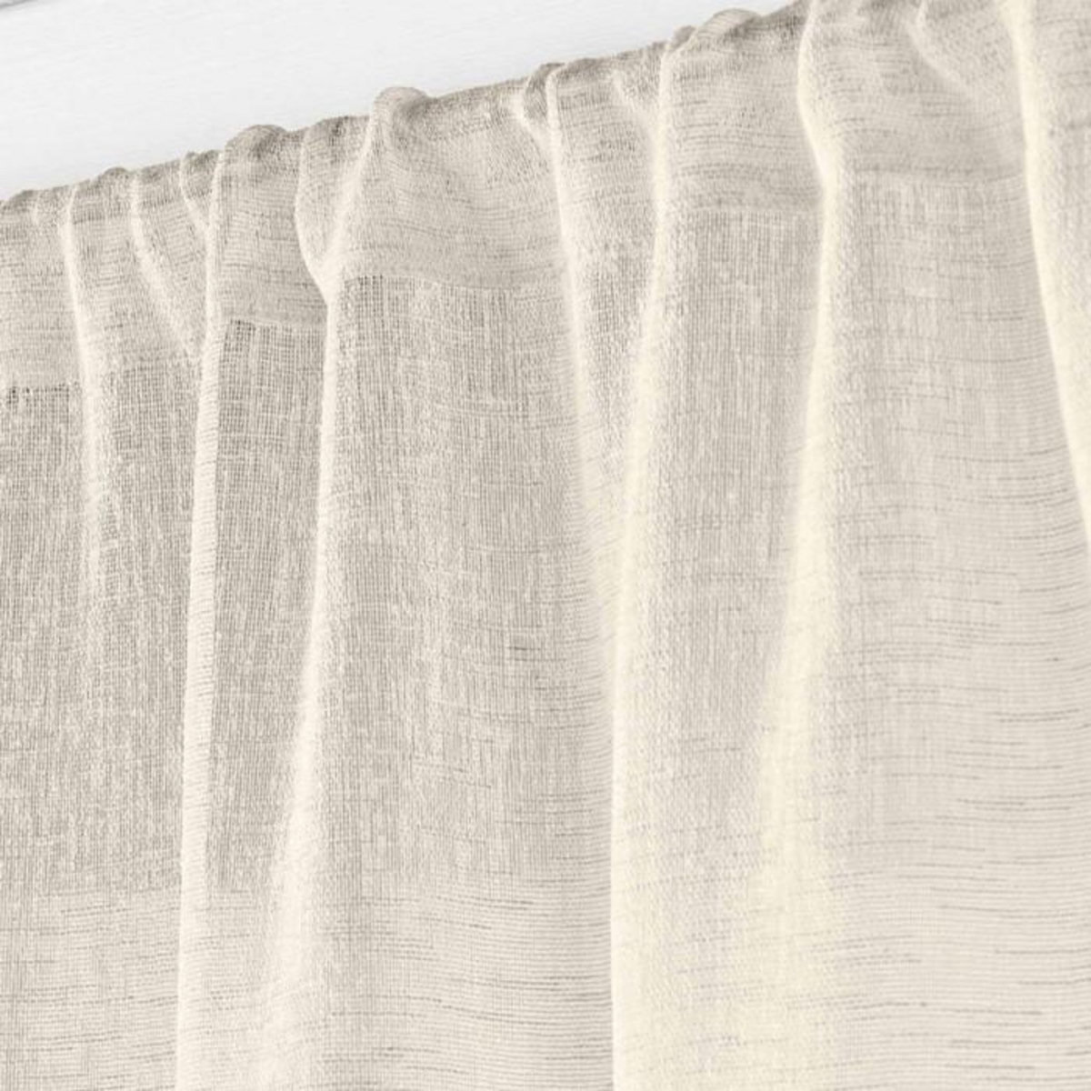 Paris Prix Paire de Voilages Passe-Tringle  Carlin  70x200cm Lin