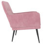 Voir la diapositive 4 : VIDAXL Fauteuil Rose 62x79x79 cm Velours