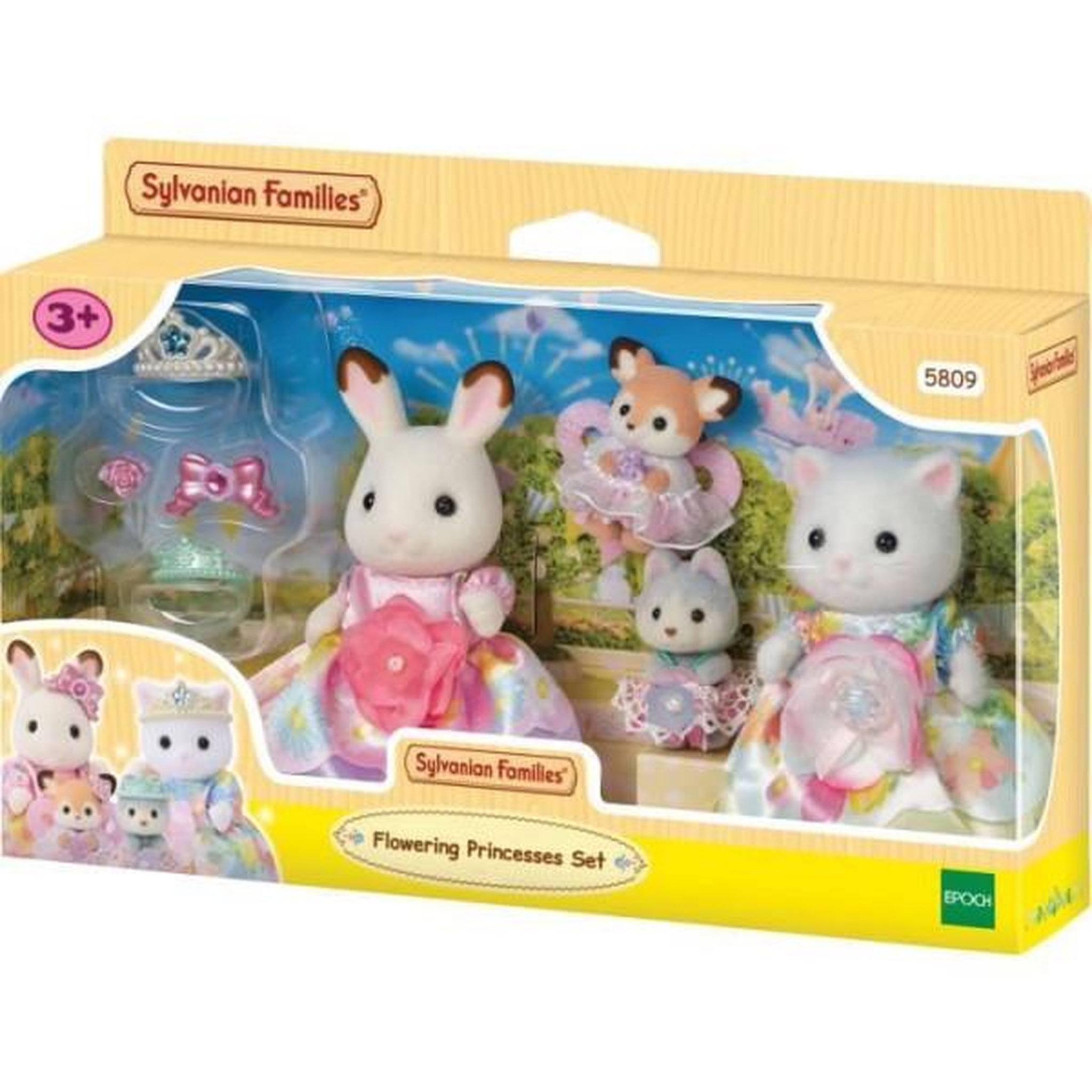 Sylvanian Families Les princesses en robes a fleurs - SYLVANIAN FAMILIES - 5809