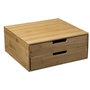 Voir la diapositive 1 : FIVE Porte-Capsules  2 Tiroirs  34cm Naturel