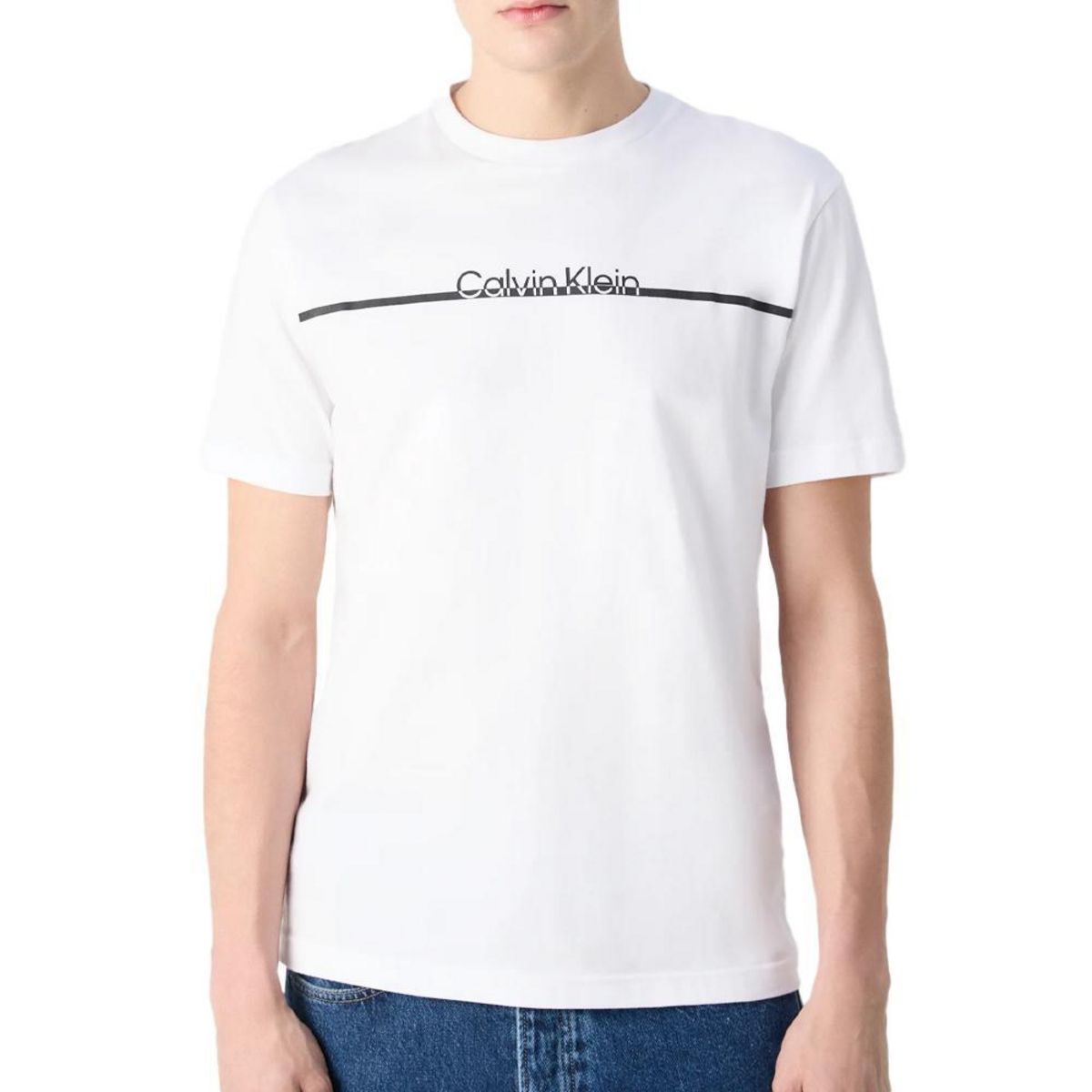 CALVIN KLEIN JEANS T shirt  Homme Calvin Klein Jeans Split  ine