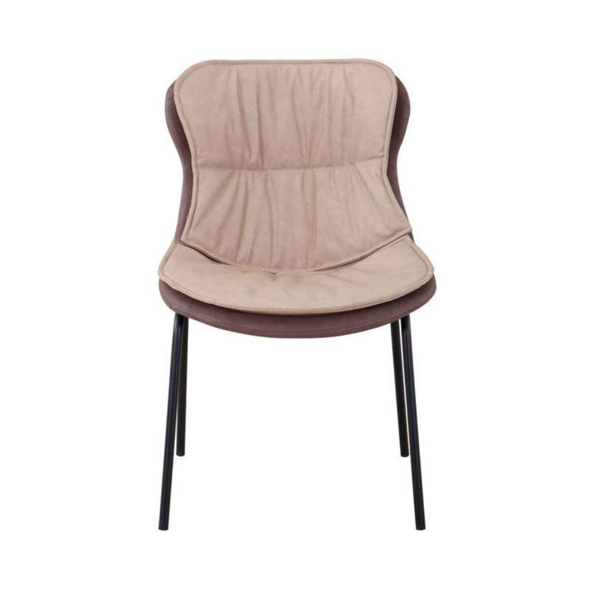 Paris Prix Chaise Design  Brady  84cm Beige & Marron