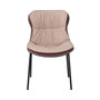 Voir la diapositive 2 : Paris Prix Chaise Design  Brady  84cm Beige & Marron