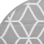 Voir la diapositive 4 : VIDAXL Tapis d'exterieur ARAKIL gris Ø160 cm PP