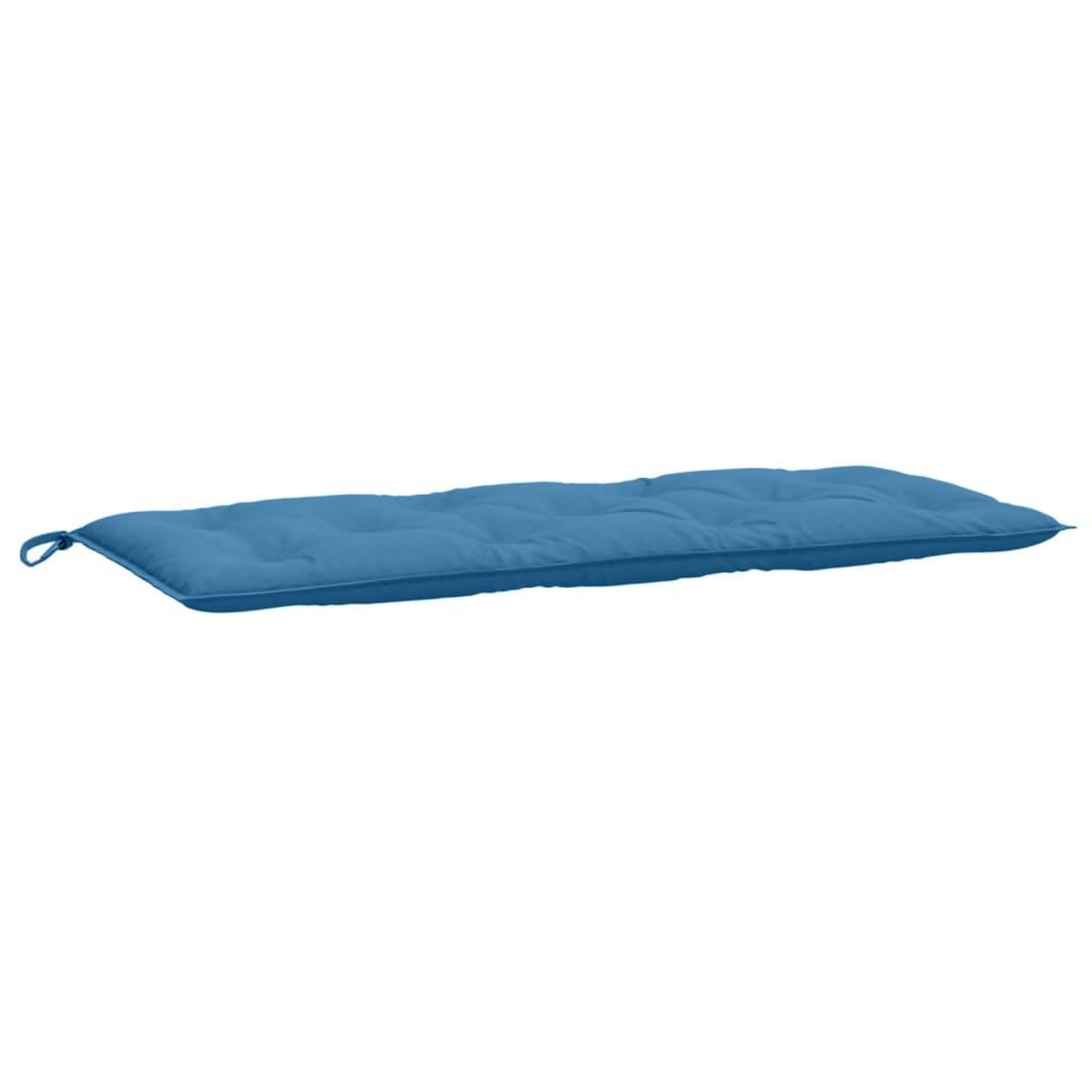 Voir la diapositive 2 : VIDAXL Coussin de banc de jardin bleu melange 120x50x7 cm tissu