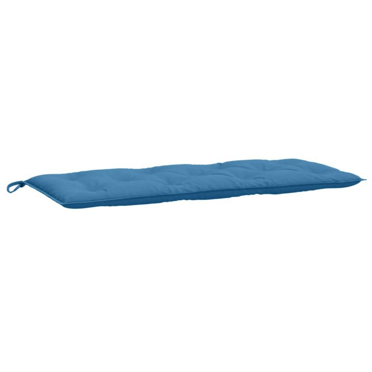 VIDAXL Coussin de banc de jardin bleu melange 120x50x7 cm tissu
