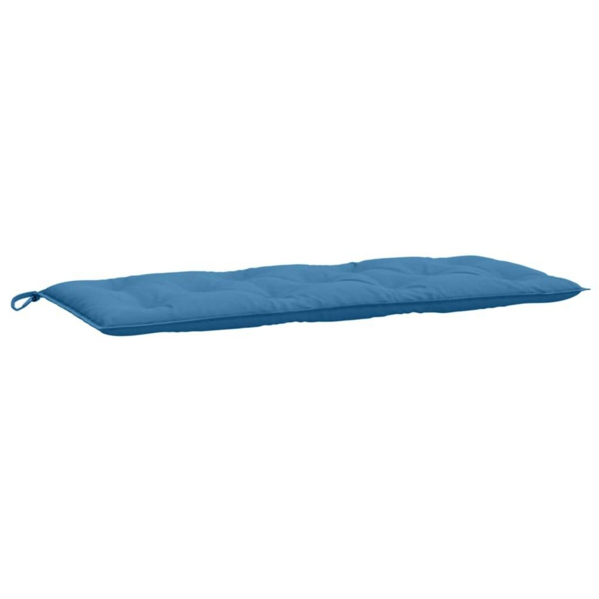 VIDAXL Coussin de banc de jardin bleu melange 120x50x7 cm tissu