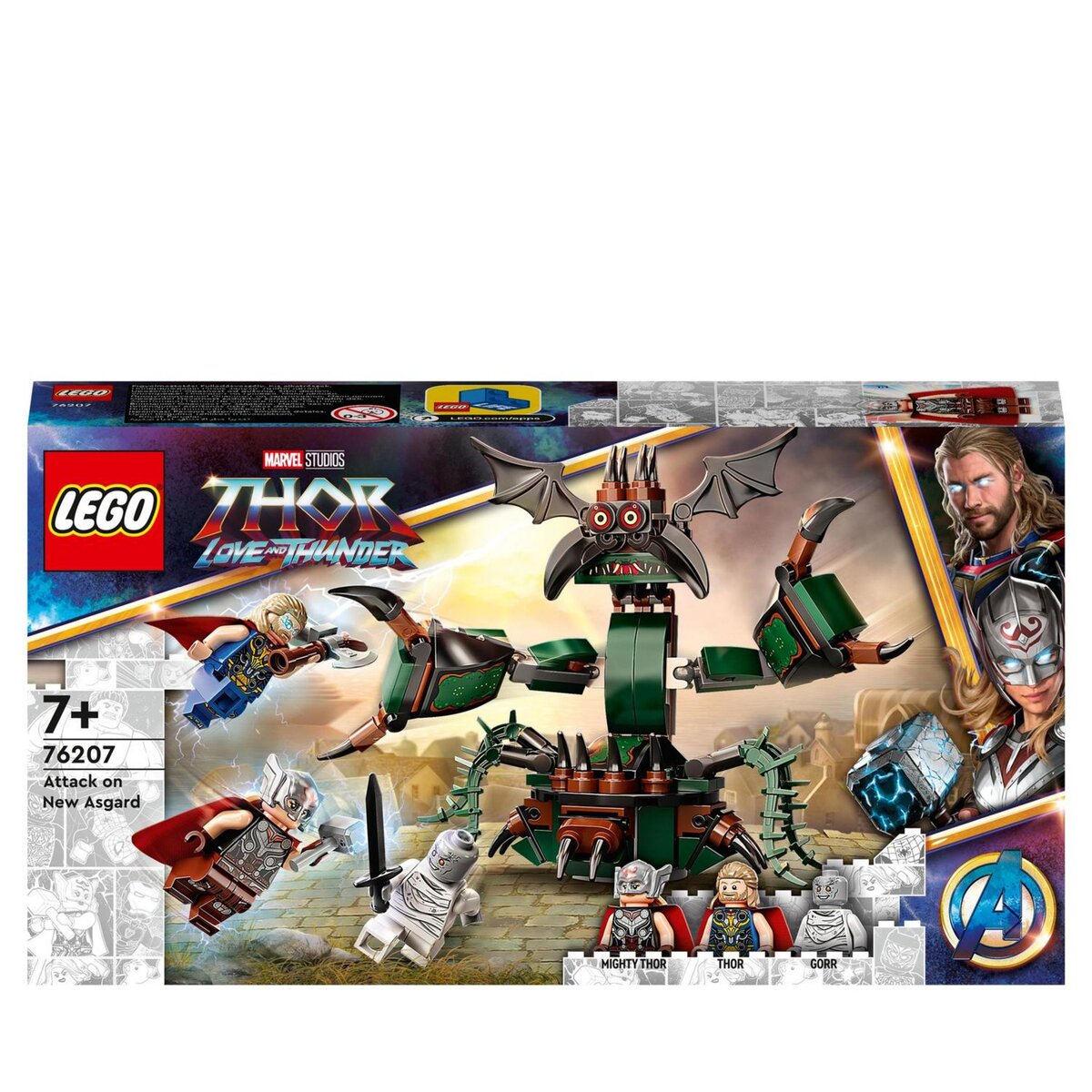 LEGO Marvel 76207 Attaque sur le Nouvel Asgard, Jouet à Construire avec  Thor Avengers pas cher 