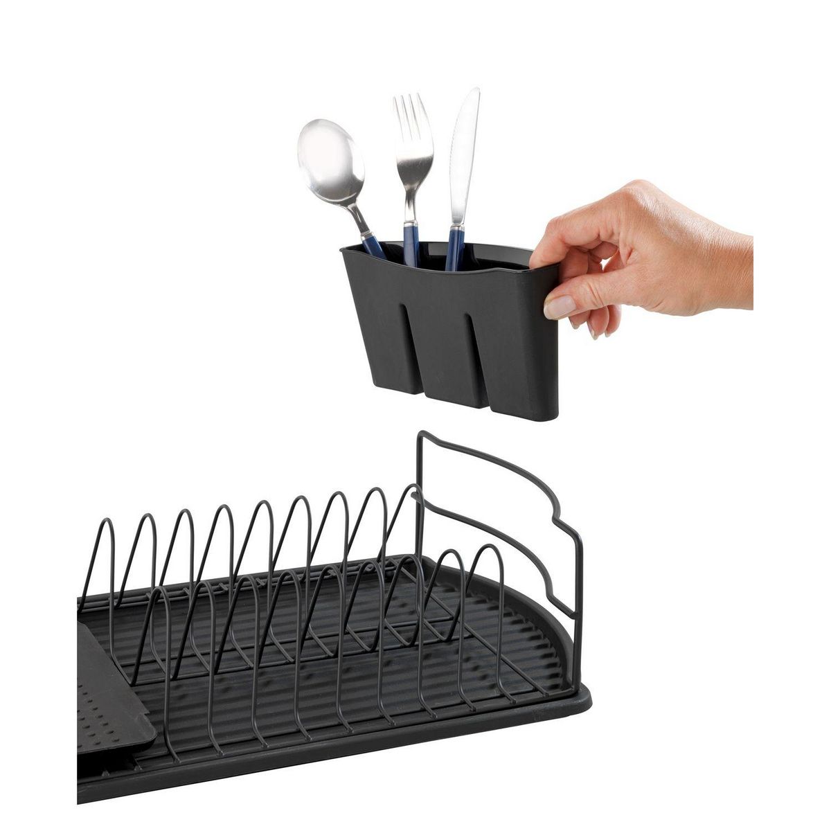 Wenko Egouttoir à vaisselle Basic - Wenko - Noir