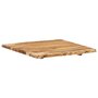 Voir la diapositive 5 : VIDAXL Dessus de table Bois d'acacia massif 58x(50-60)x2,5 cm