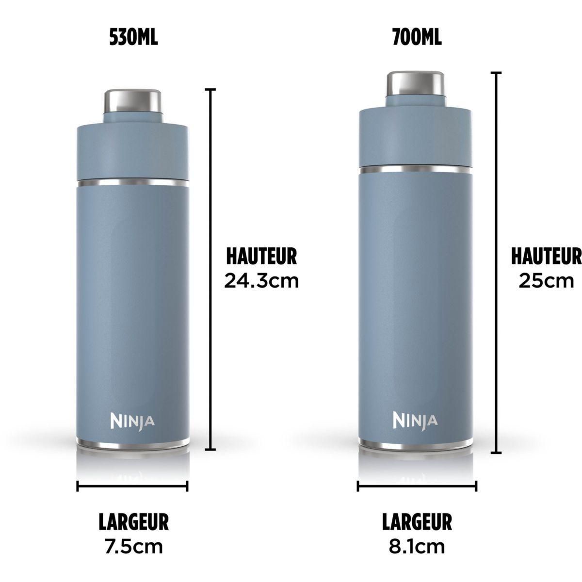 NINJA Bouteille isotherme Thirsti 530ml Travel Bottle Denim Blue