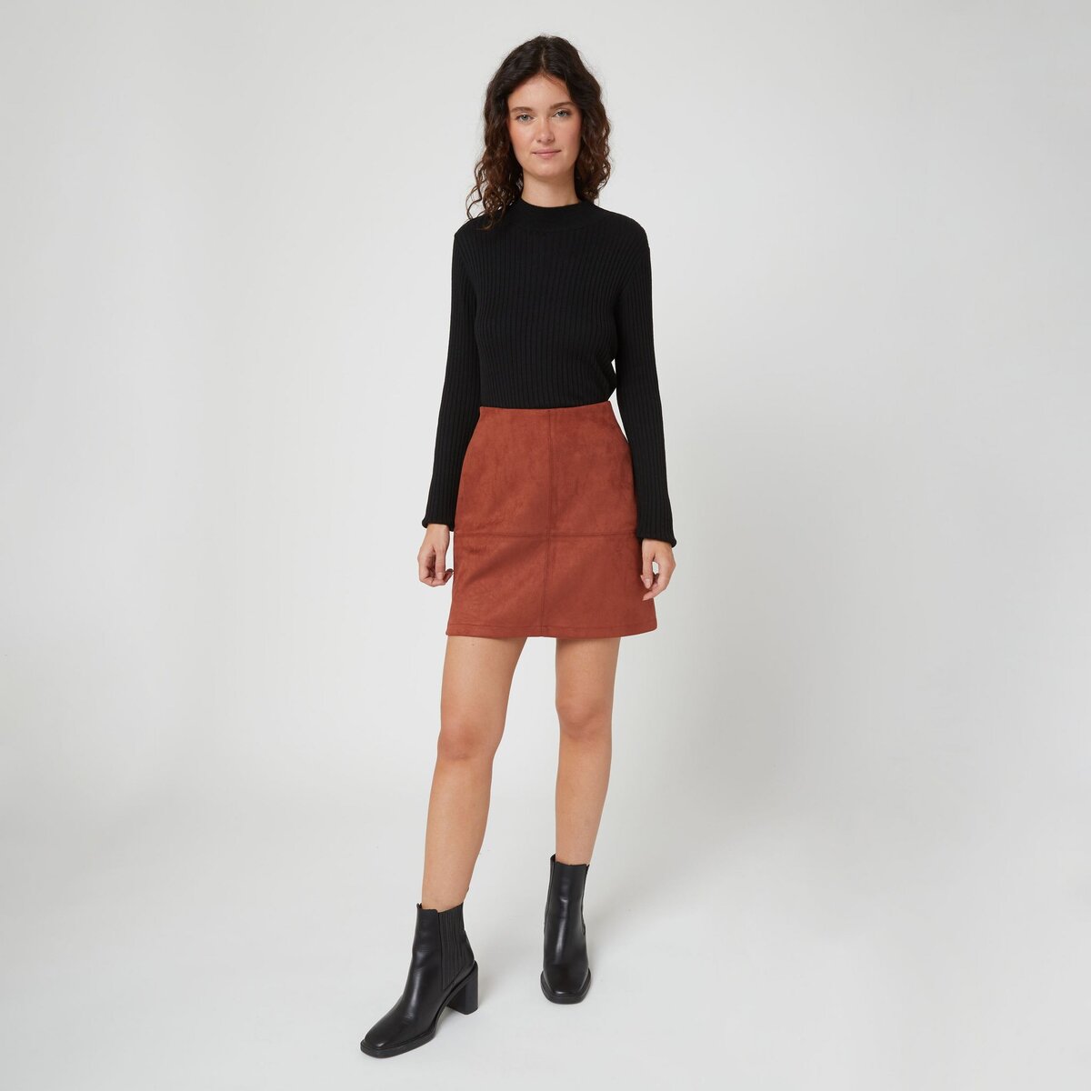 Jupe marron online femme