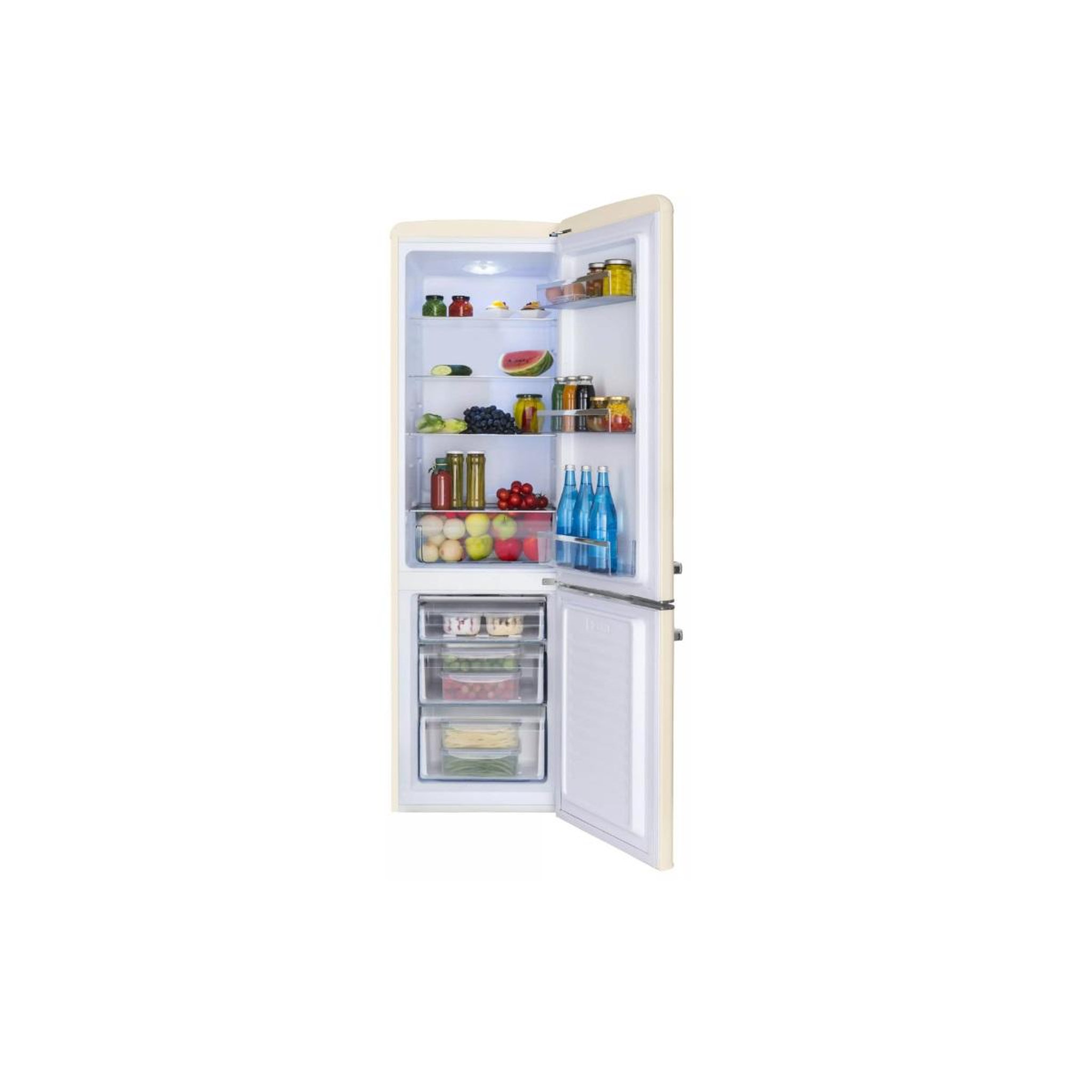 Voir la diapositive 3 : Amica Réfrigérateur combiné 55cm 244l statique - AR8242C