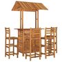 Voir la diapositive 3 : VIDAXL Ensemble de bar de jardin 5 pcs Bois d'acacia solide