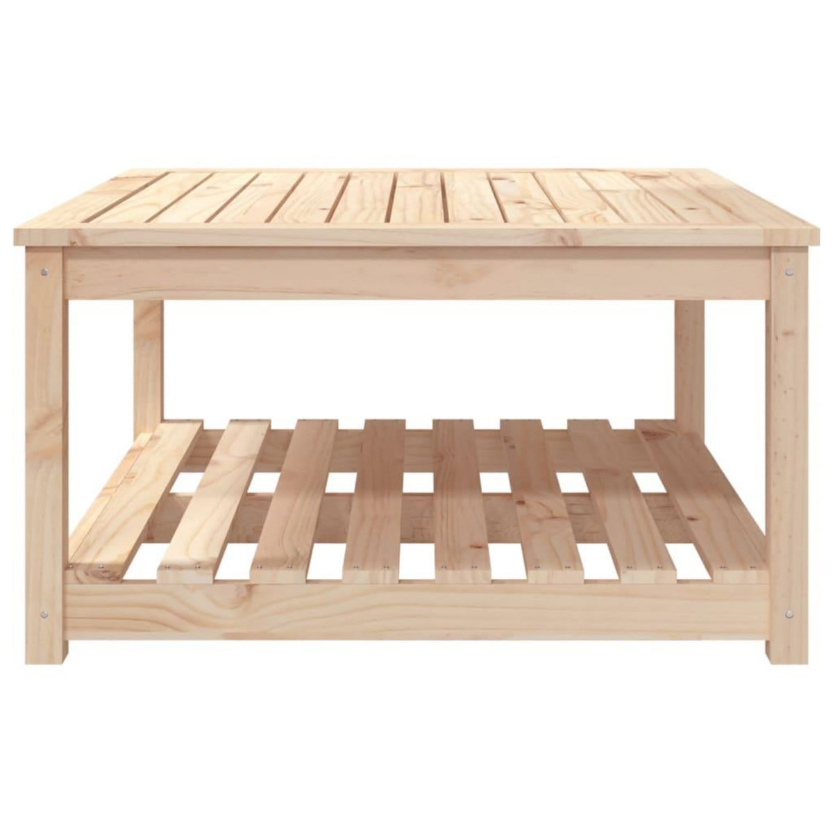 VIDAXL Table de jardin 82,5x82,5x45 cm bois massif de pin