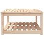 Voir la diapositive 5 : VIDAXL Table de jardin 82,5x82,5x45 cm bois massif de pin
