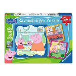 RAVENSBURGER Puzzle 3x49 pieces La famille d abord Peppa Pig