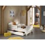 Voir la diapositive 5 : Paris Prix Pack - Lit Évolutif Enfant, Tiroir & Matelas  Jumper  90x140cm Blanc