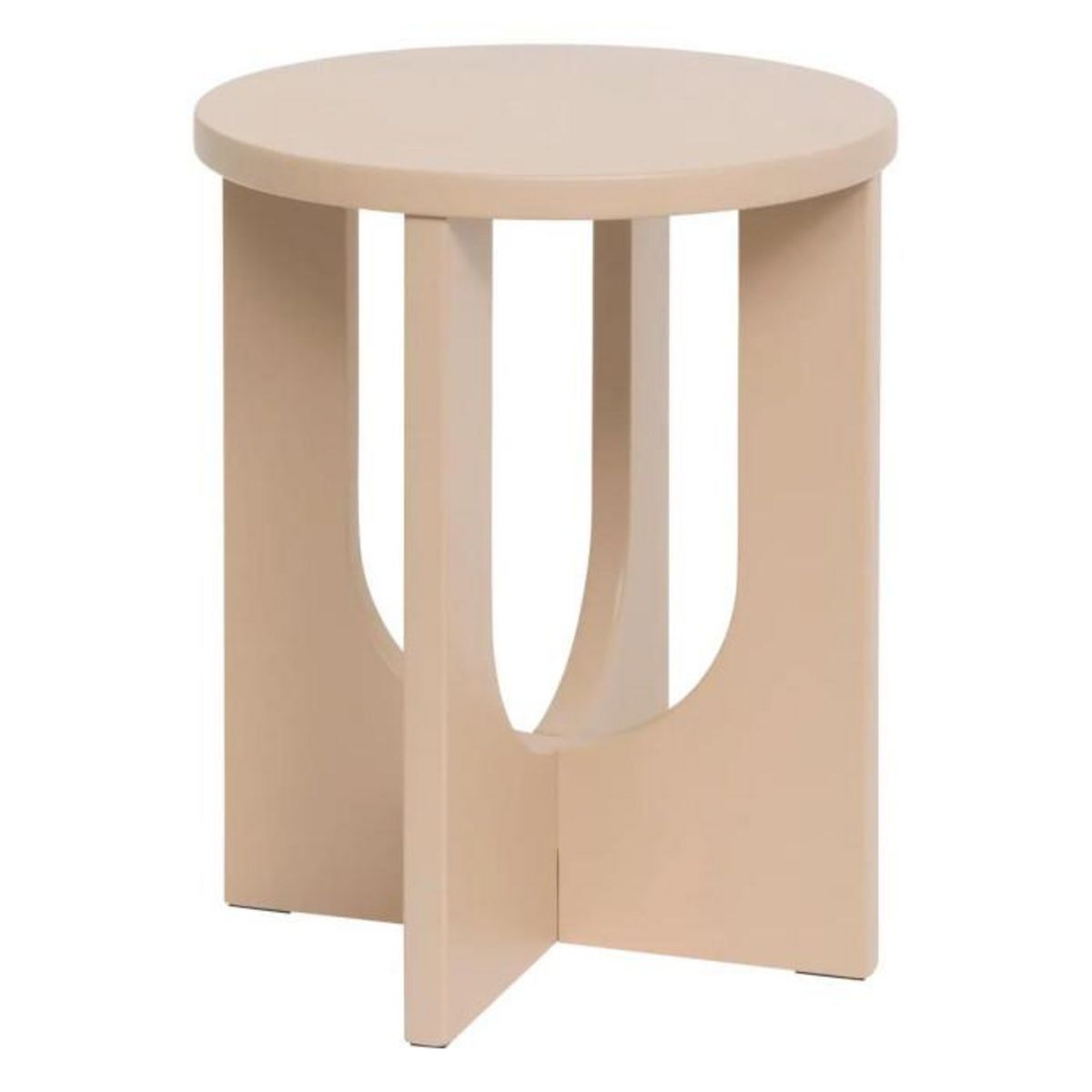 ATMOSPHERA Table d'Appoint Design  Bloom  50cm Noisette