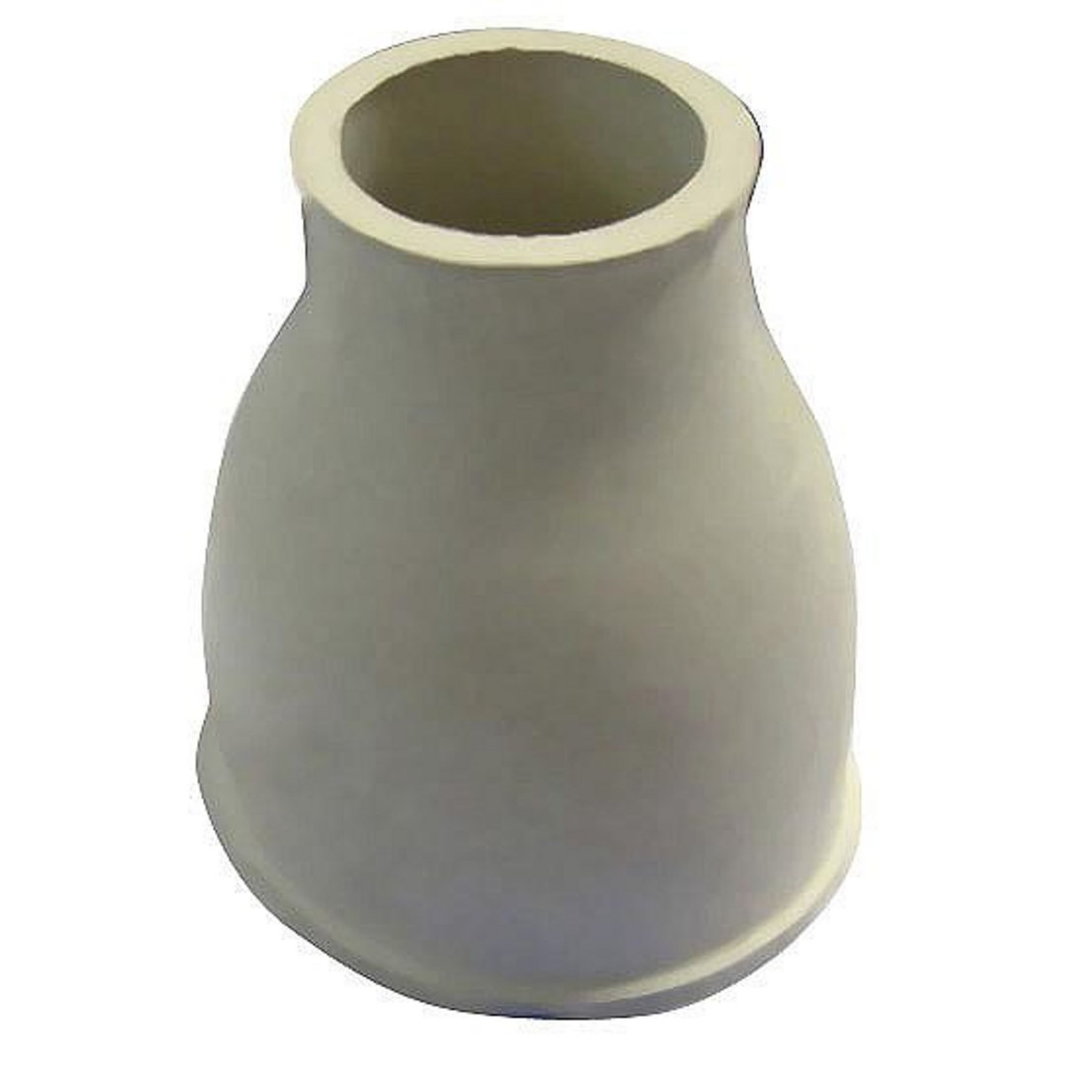 CENTRALE BRICO Cône WC double caoutchouc blanc 65x35