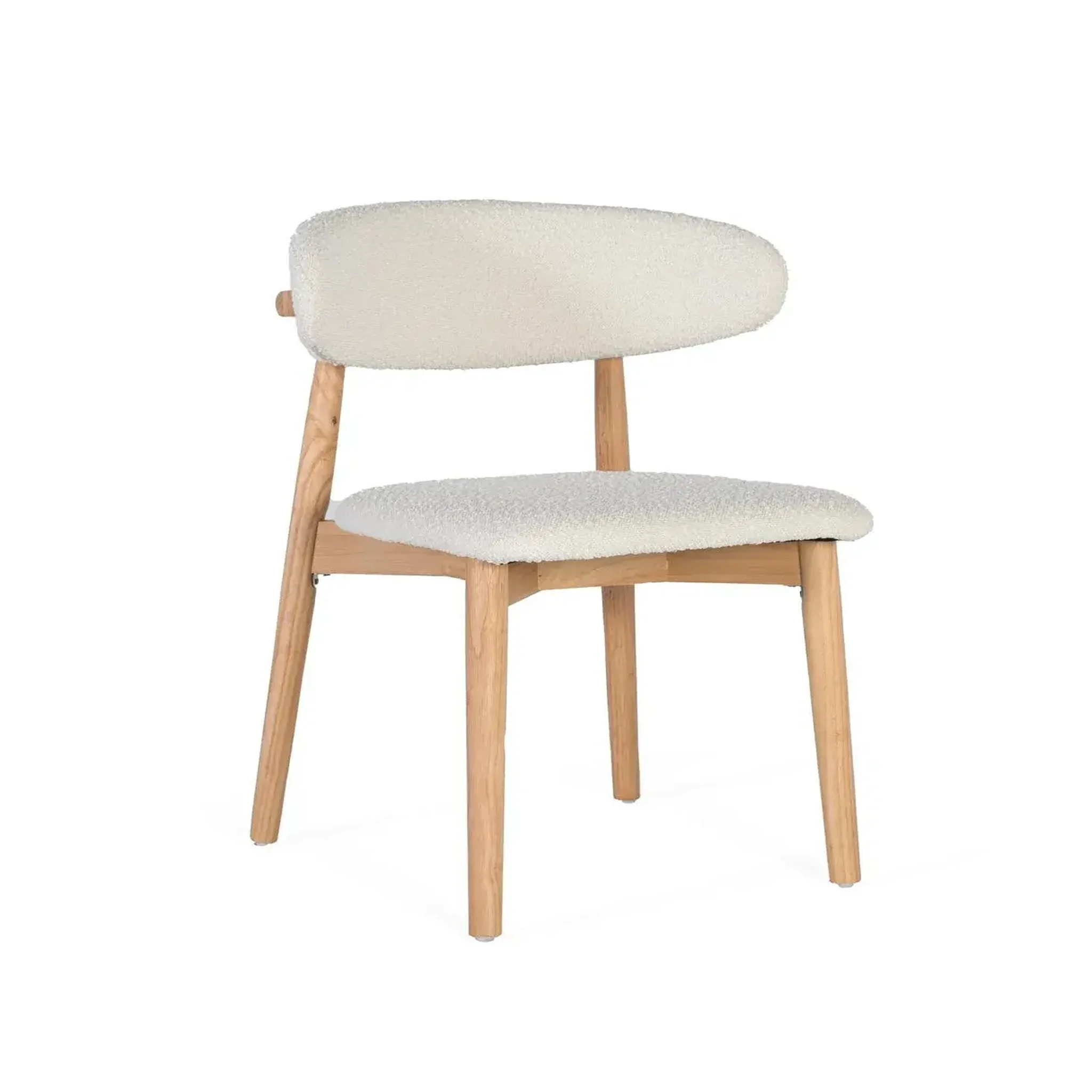 GINER Y COLOMER SL Lot de 2 chaises de bois d'hévéa 56 cm style contemporáno