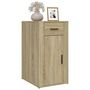 Voir la diapositive 4 : VIDAXL Armoire de bureau Chene sonoma 40x49x75 cm Bois d'ingenierie