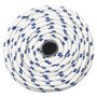 Voir la diapositive 3 : VIDAXL Corde de bateau Blanc 14 mm 25 m Polypropylene