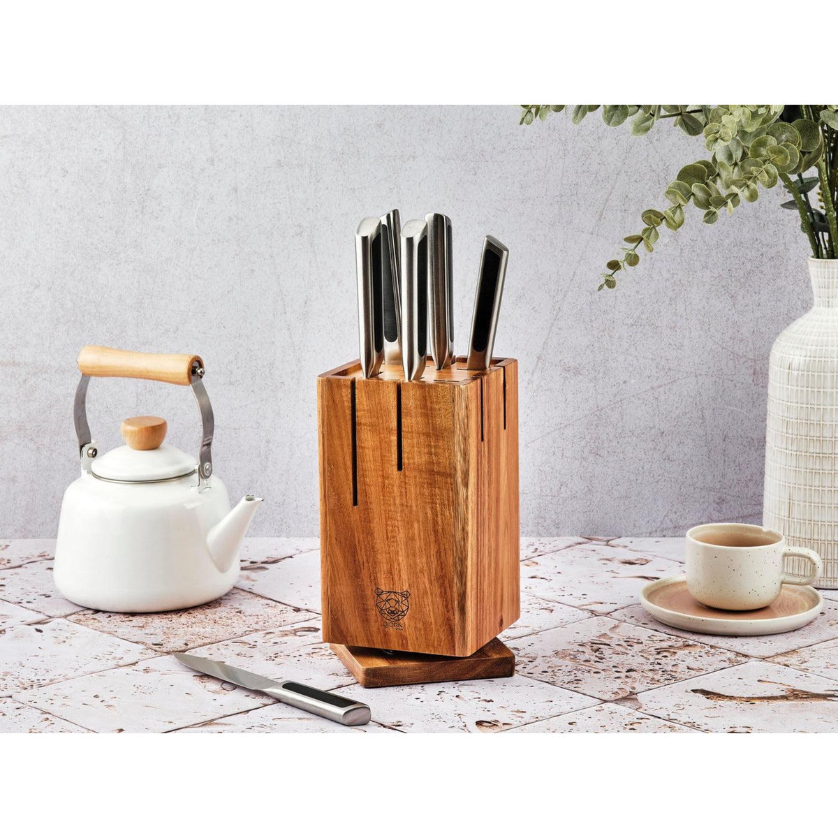 BJORN Bloc couteaux de cuisine LOKI SKAGEN - 7 pièces